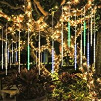 BlueFire Mejorada Guirlandas Luces Impermeable 50cm 10 Tubos 540 LED de Meteoros Lluvia Luces para Fiesta- Boda- Navidad…